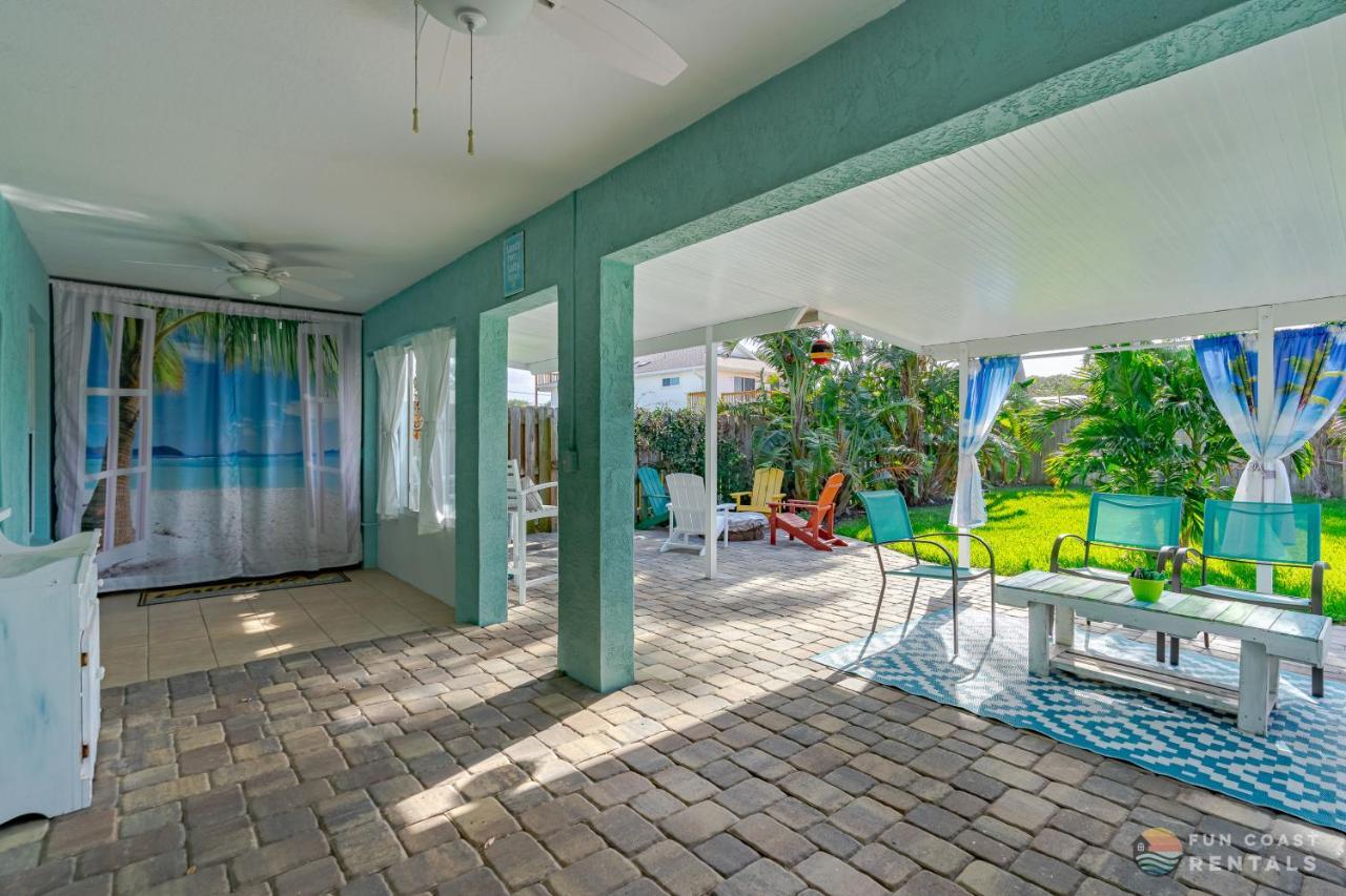 Dog Friendly Home Wprivate Fenced Yard, Garage & Fire Pit Steps To The Beach! New Smyrna Beach Exterior photo