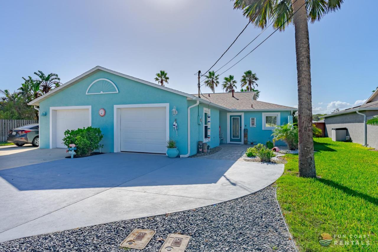Dog Friendly Home Wprivate Fenced Yard, Garage & Fire Pit Steps To The Beach! New Smyrna Beach Exterior photo