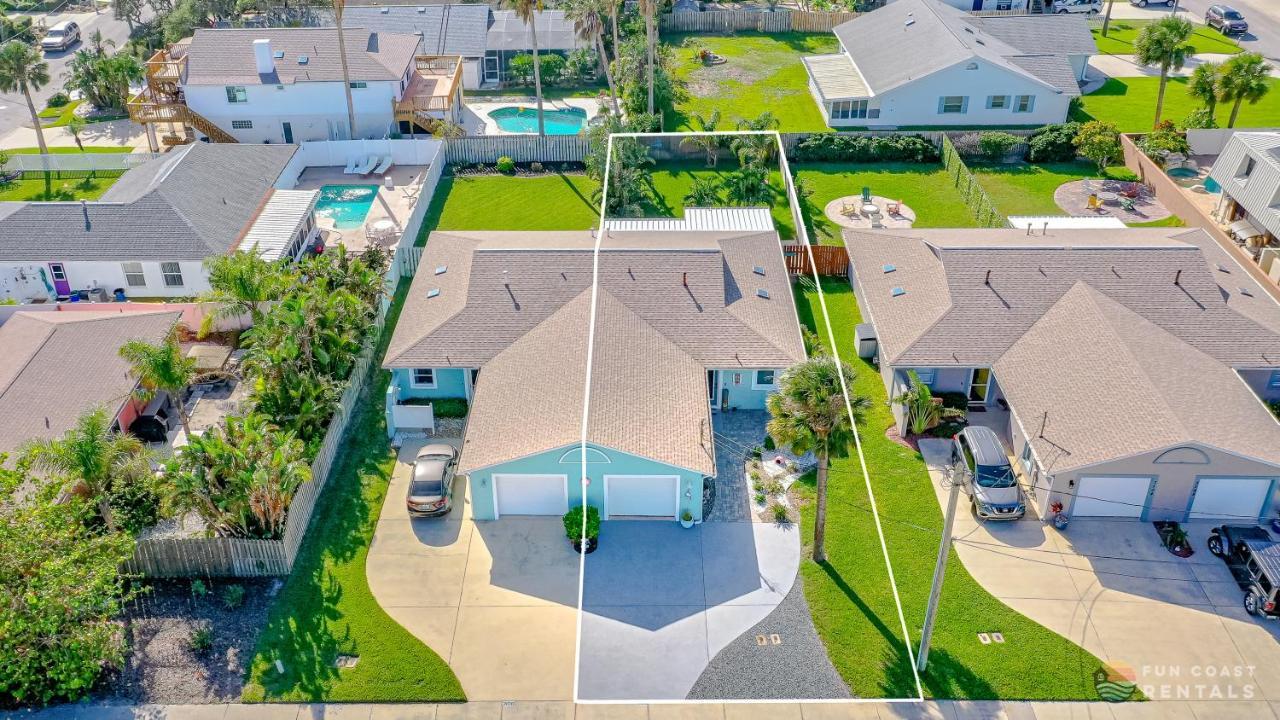Dog Friendly Home Wprivate Fenced Yard, Garage & Fire Pit Steps To The Beach! New Smyrna Beach Exterior photo