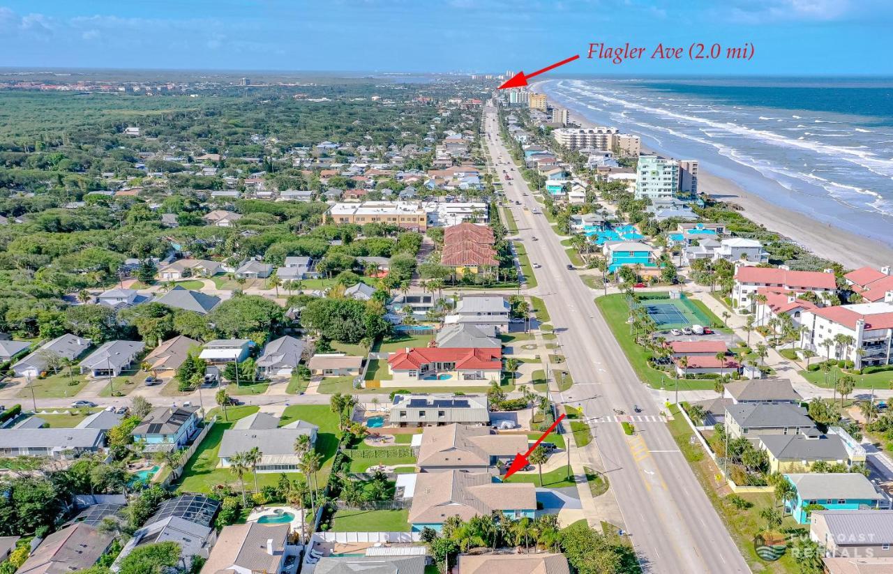 Dog Friendly Home Wprivate Fenced Yard, Garage & Fire Pit Steps To The Beach! New Smyrna Beach Exterior photo